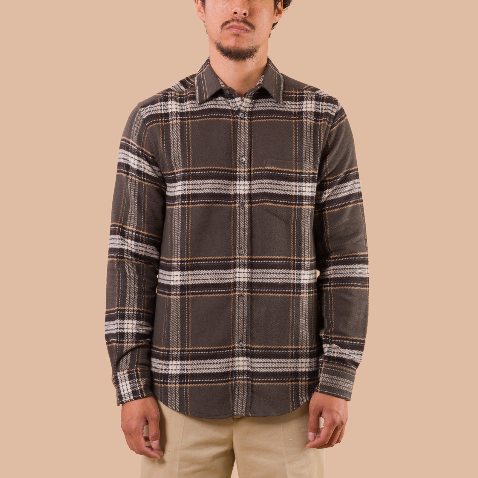 image flaneurs Portuguese Flannel Spindle Shirt de face