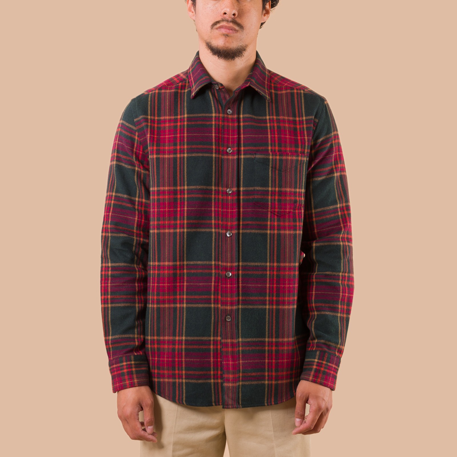 image flaneurs Portuguese Flannel Bravio Shirt de face