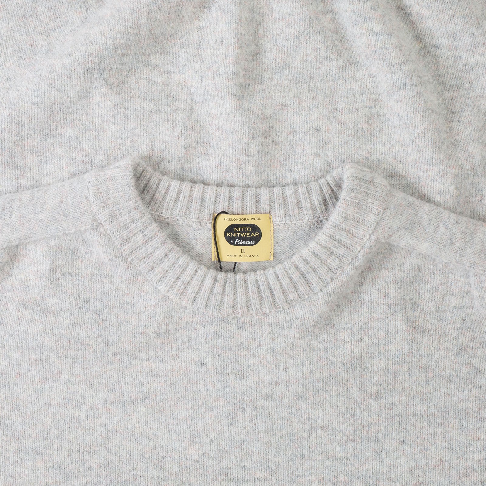 NITTO KNITWEAR X FLANEURS / Bedros Geelongora Sweater Quartz