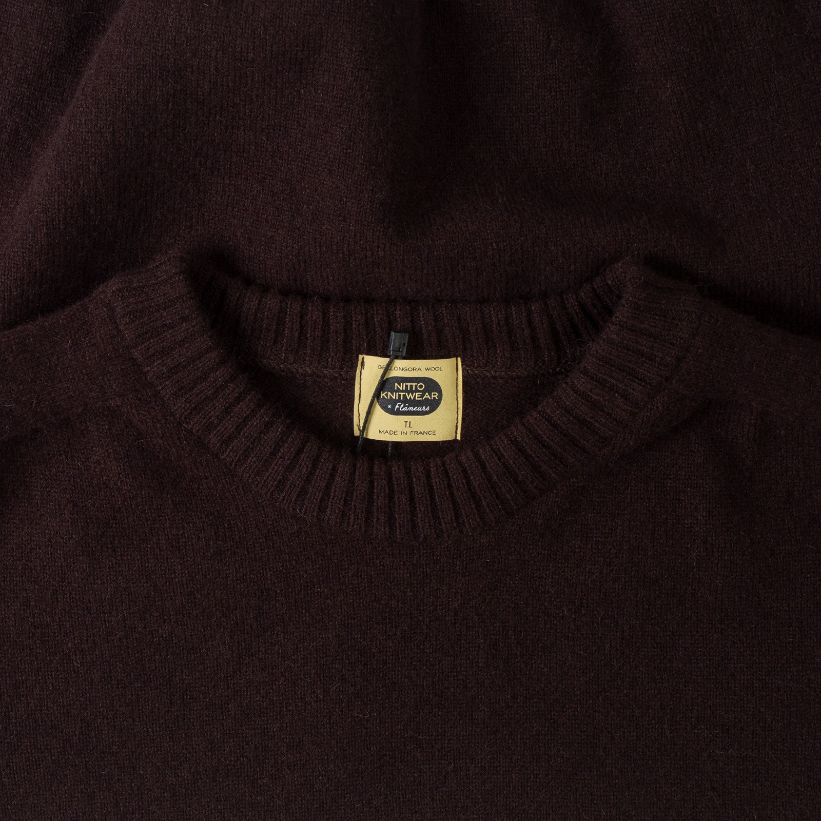 NITTO KNITWEAR X FLANEURS / Bedros Geelongora Sweater Ebony