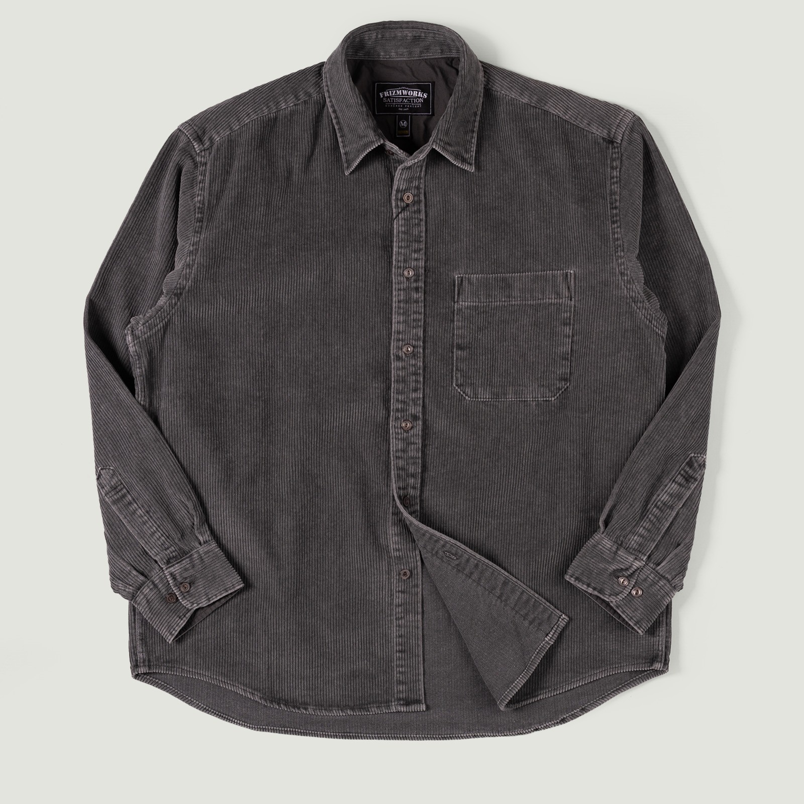 Pigment 8W Corduroy Shirt Charcoal