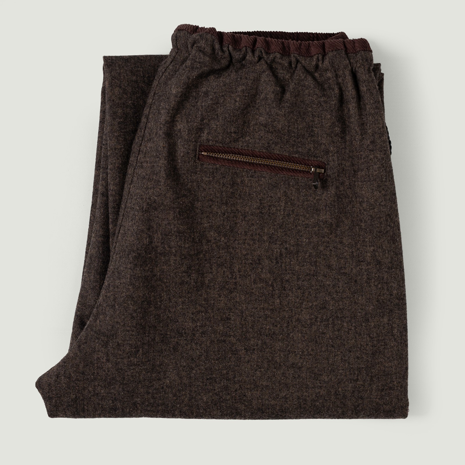 Wool Easy Pants Forest Black