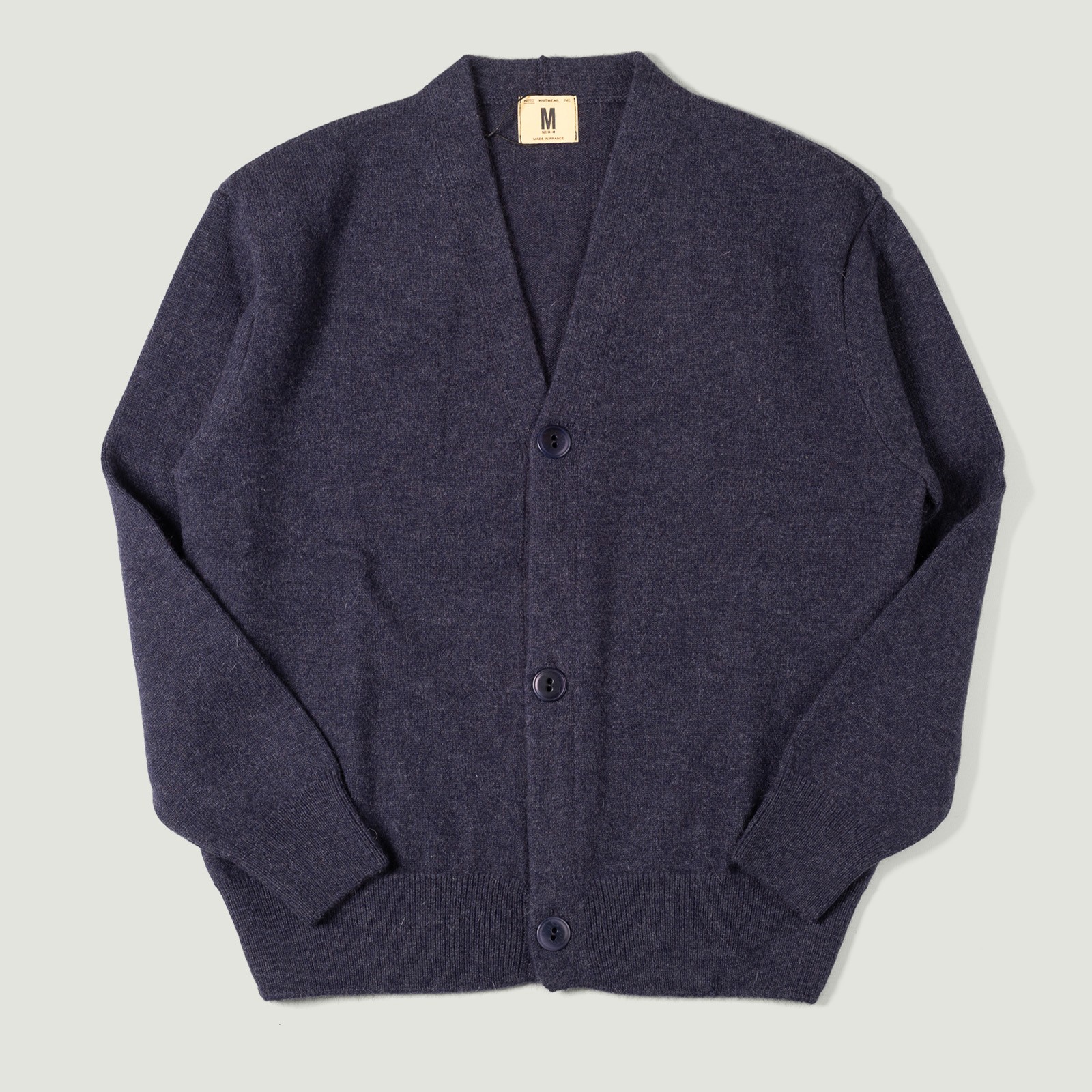 Image Flâneurs NITTO KNITWEAR / Cardigan Armen  Navy Mix vignette