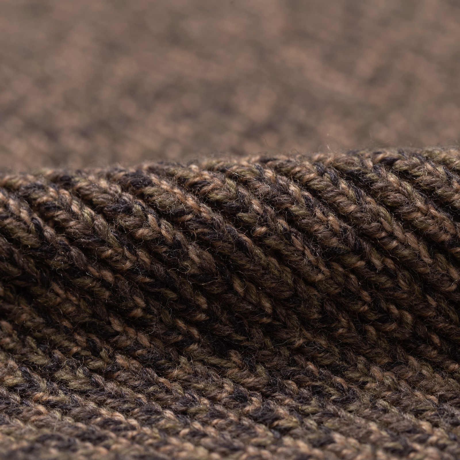 Heather Taupe/Chocolate Ara Beanie