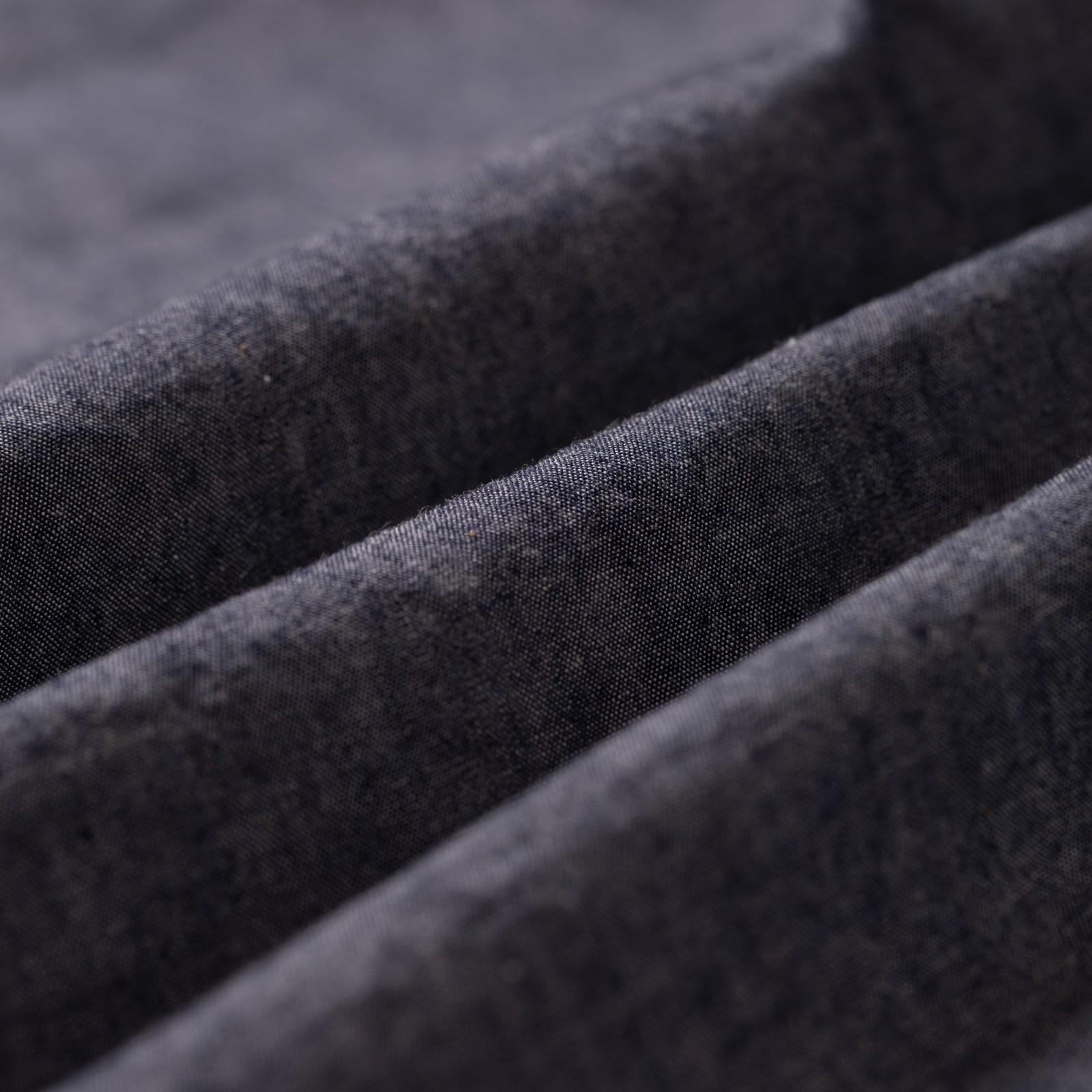 Image Flâneurs NIGEL CABOURN / Medical Shirt Indigo détail matière