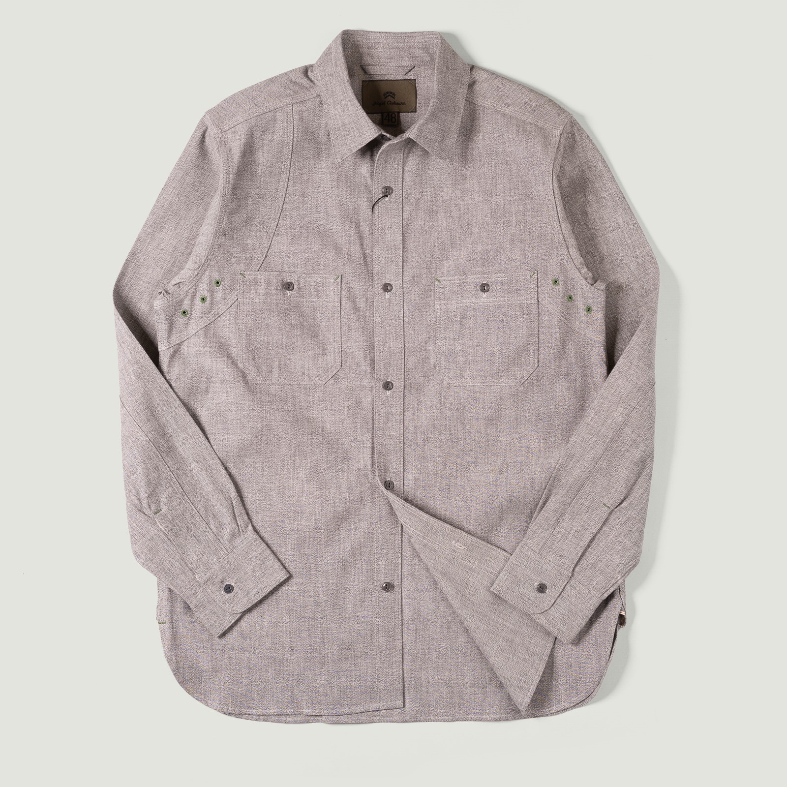 Image Flâneurs NIGEL CABOURN / Medical ShirtS&P Light Grey Vignette