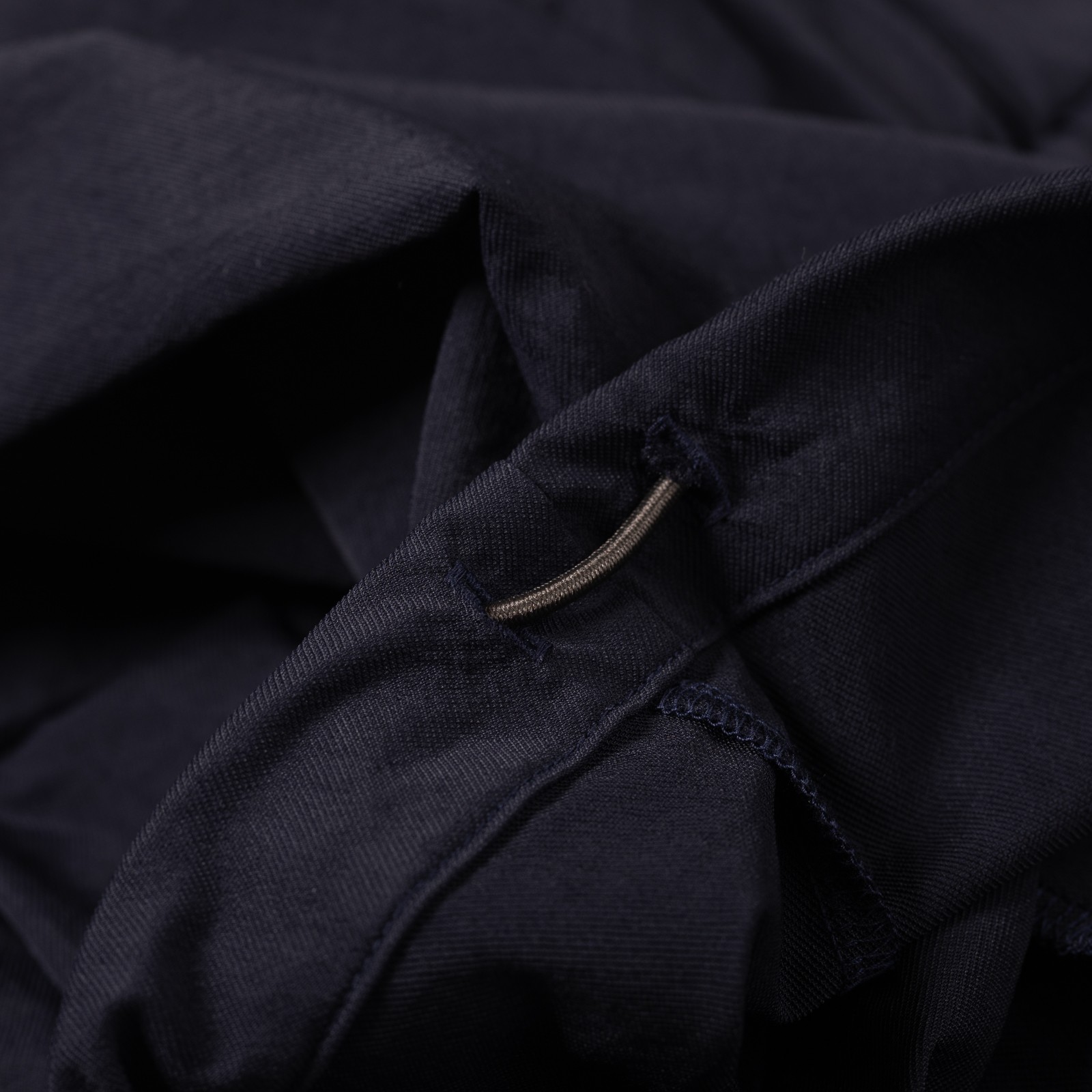 Gather Baggy Pants Dark Navy