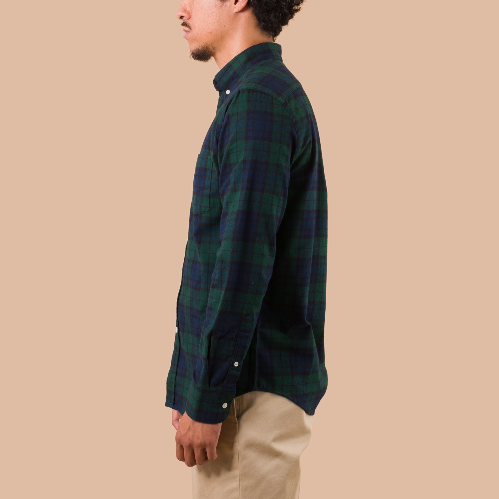 vignette flaneurs Portuguese Flannel Bonfim Shirt worn side