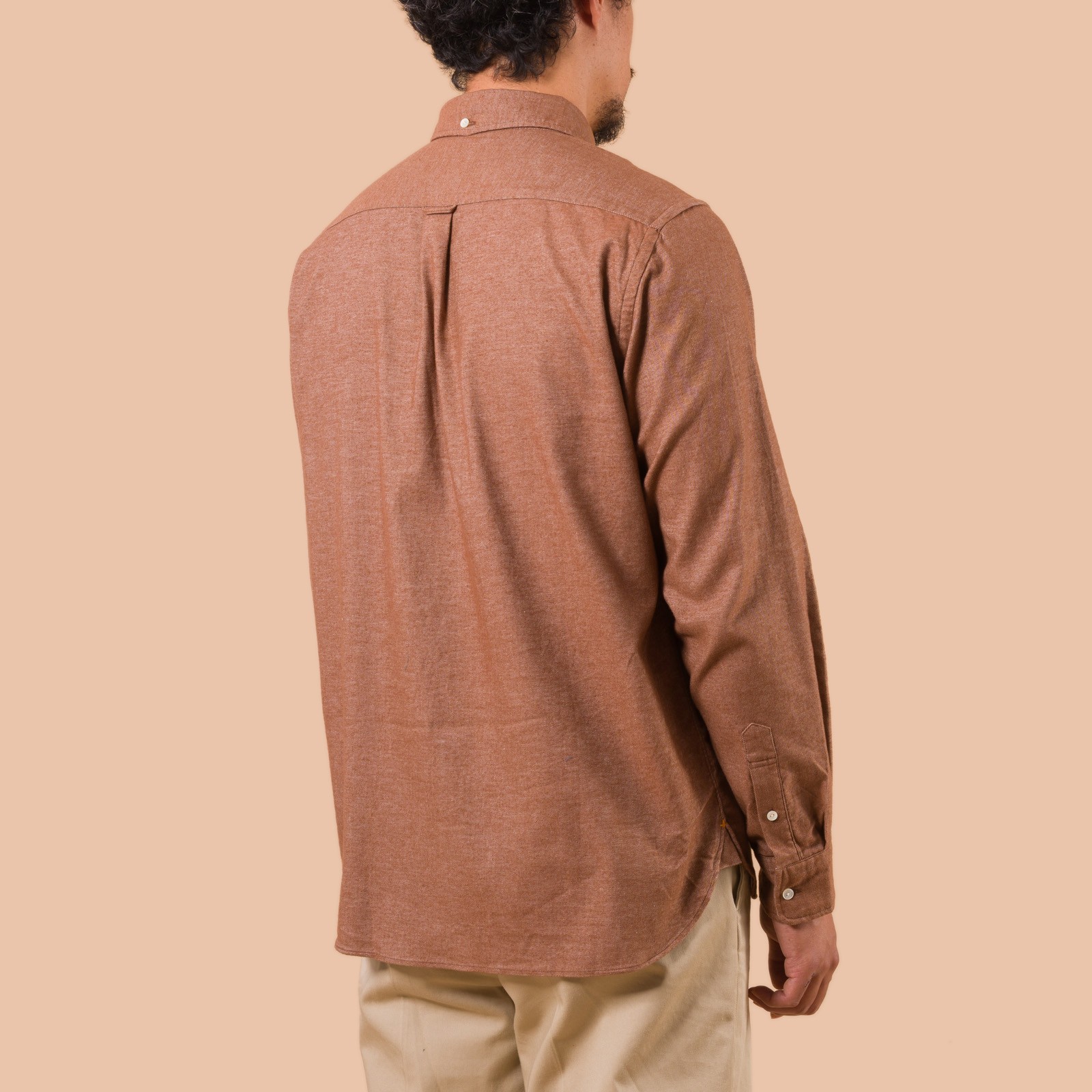 B.D. Flannel Solid Brown