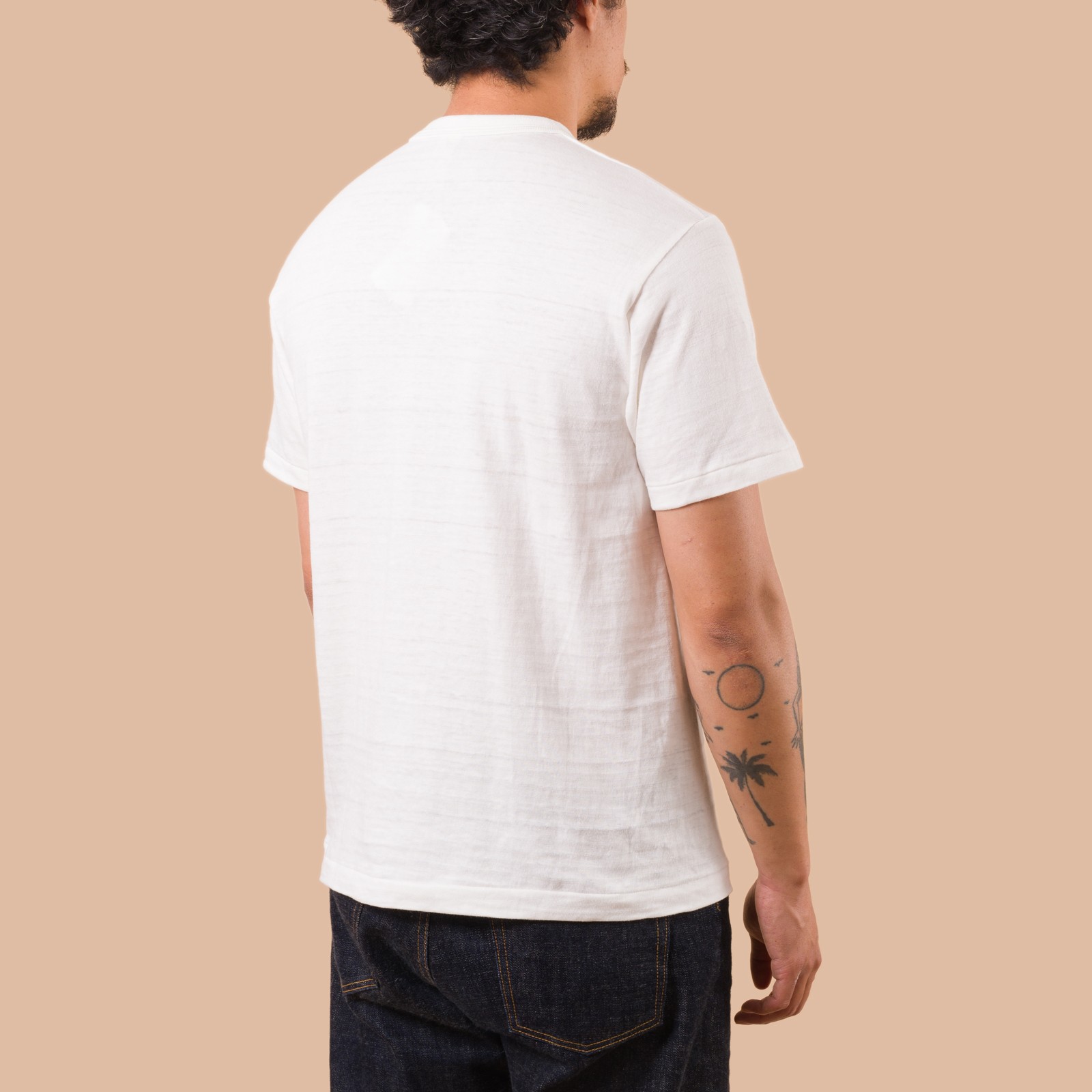 Lot 4601 No Print T-Shirt Off White