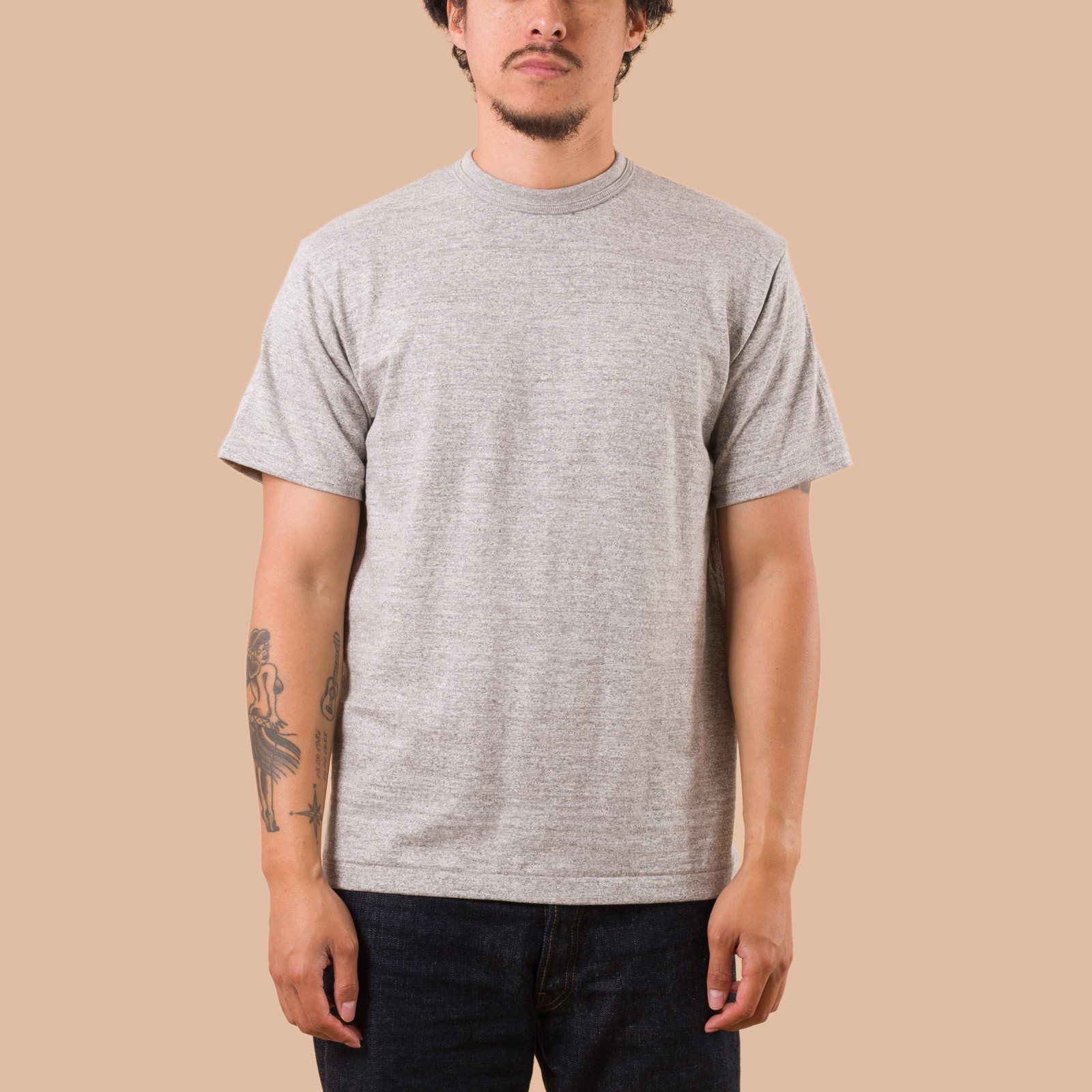 Lot 4601 No Print T-Shirt Heather Grey