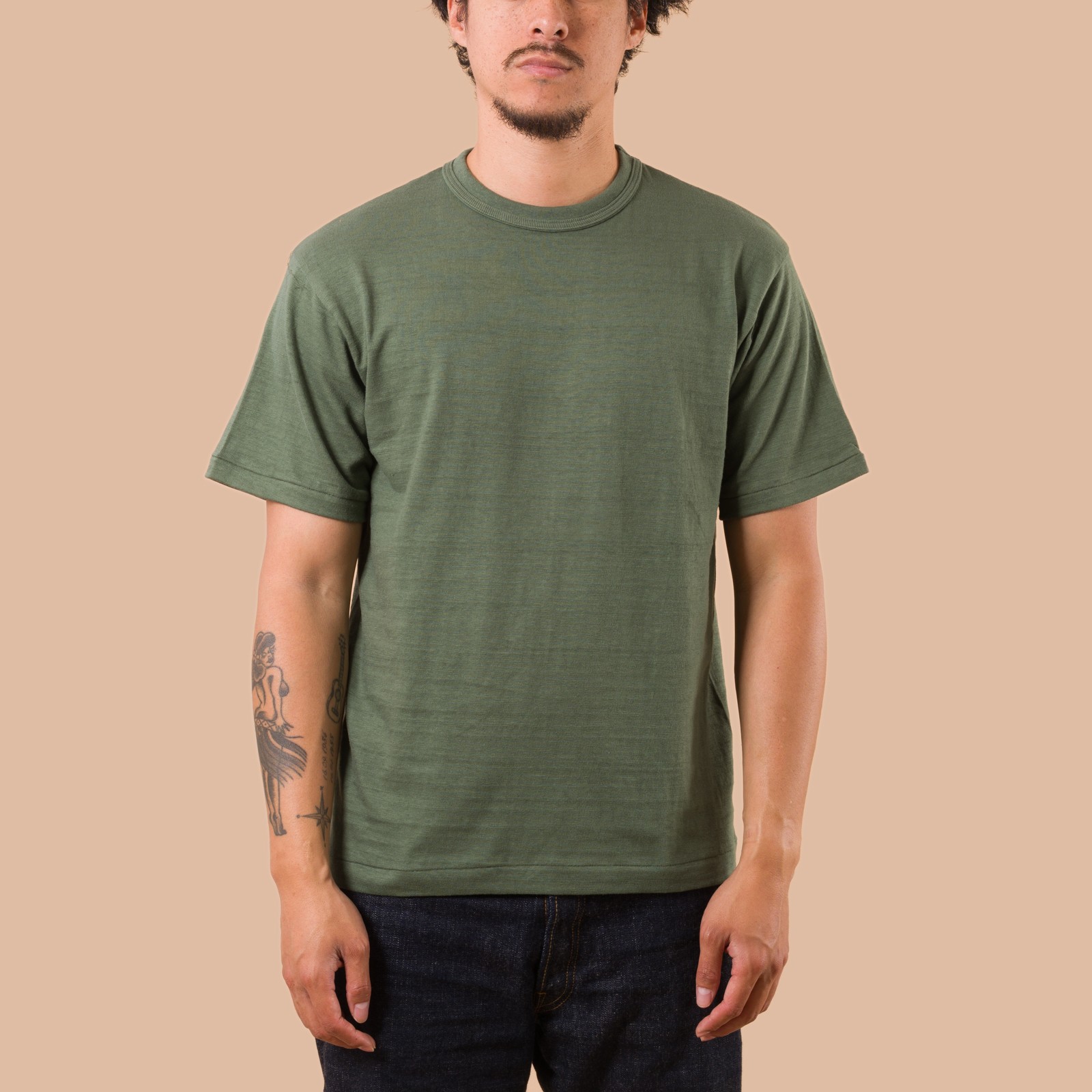 Lot 4601 No Print T-Shirt Green