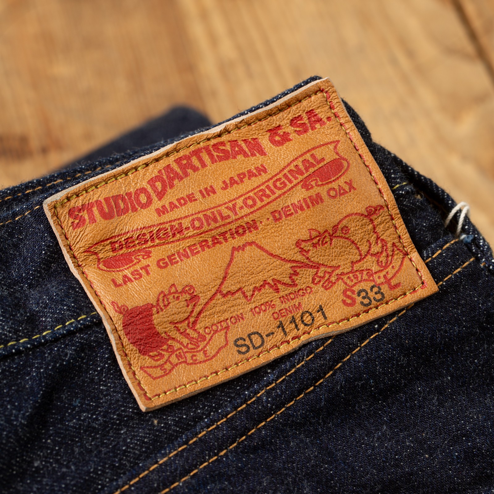 detail flaneurs STUDIO D'ARTISAN 13.5oz Ishikawadai Wide Straight (8)