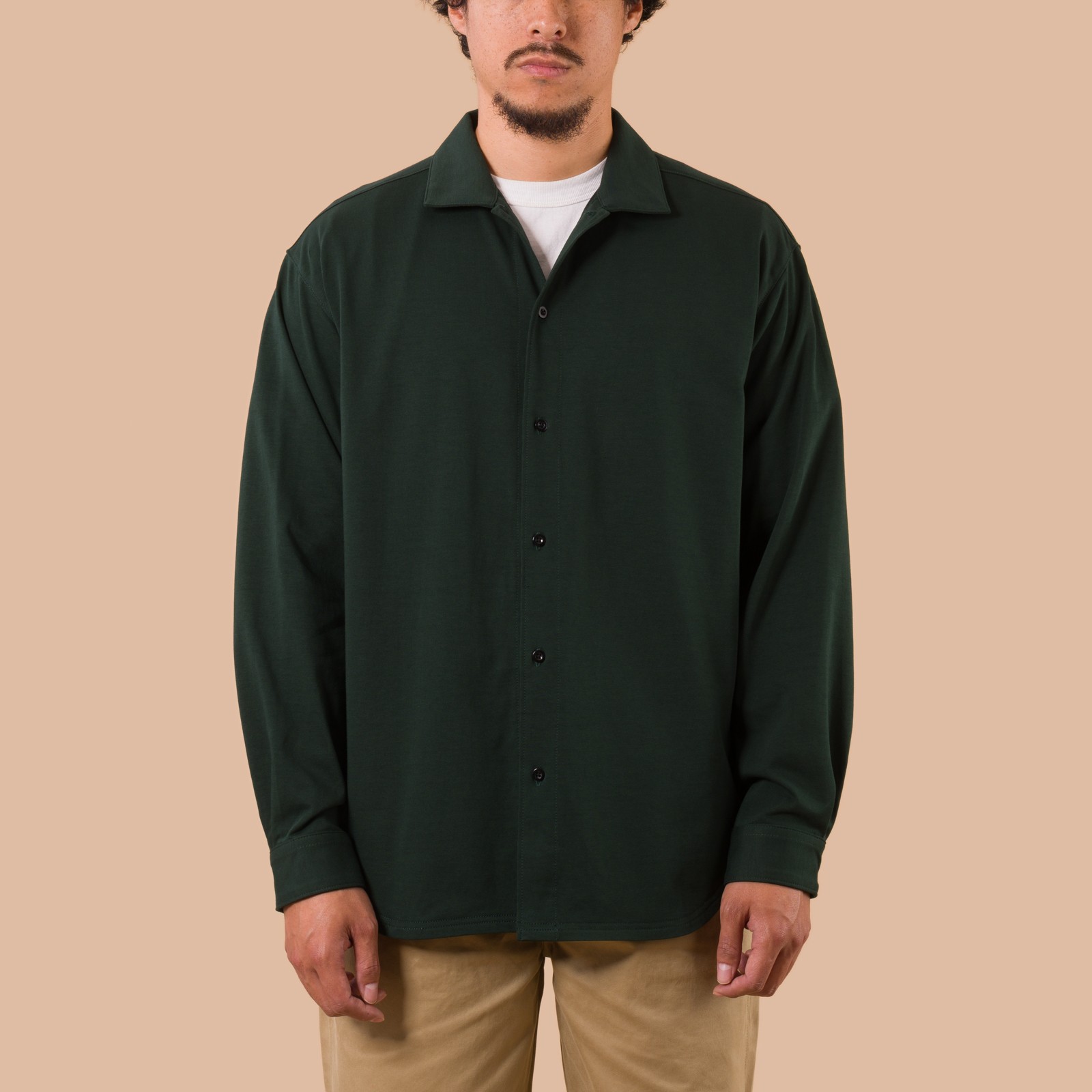 Grace Lead-Off LS Shirt Dark Ivy