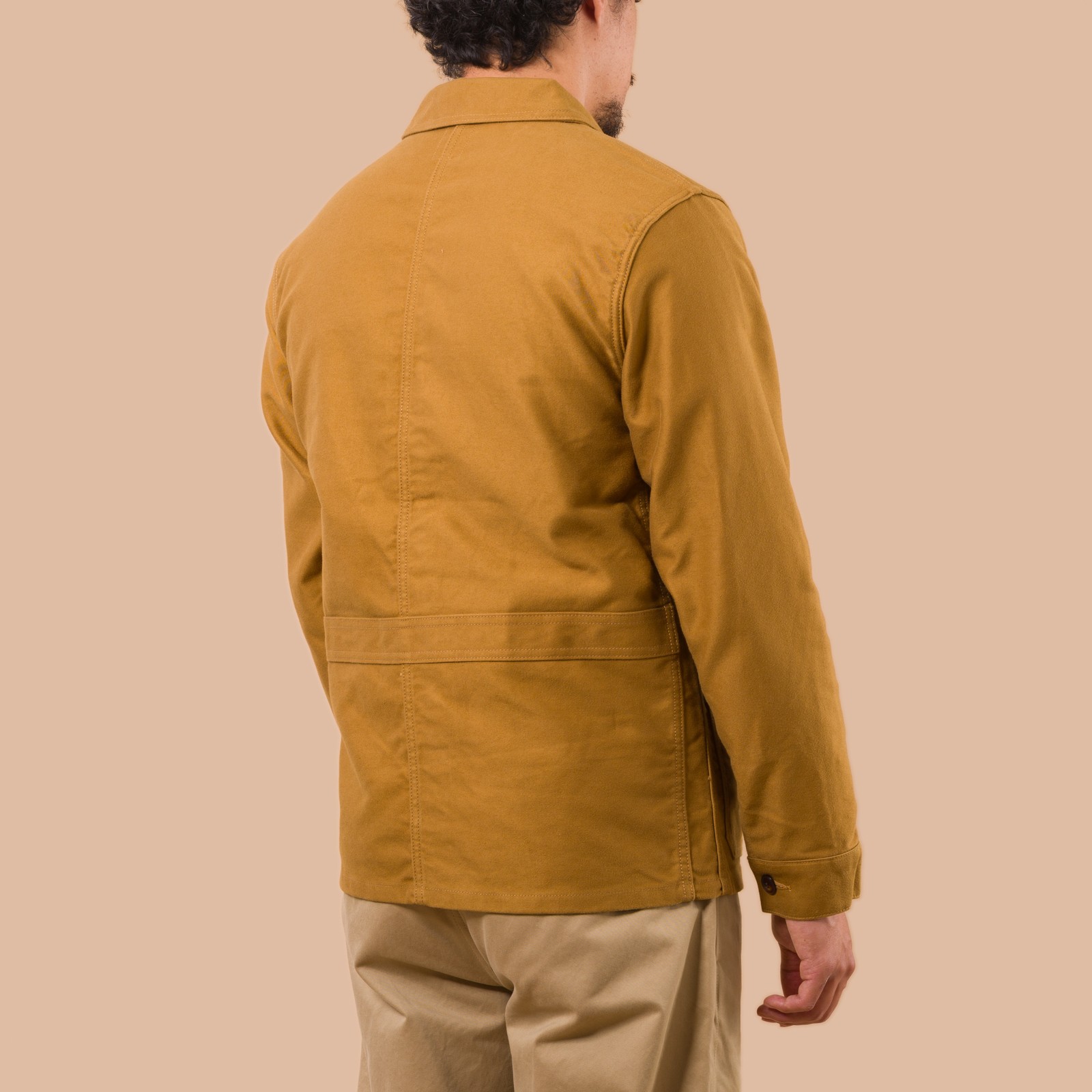French Moleskin Jacket Beige