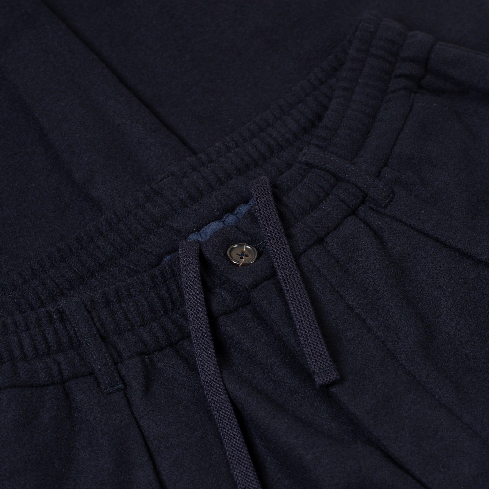 flaneurs details UNIVERSAL WORKS Dublin Wool Mix Oxford Pant Dark Navy (3)