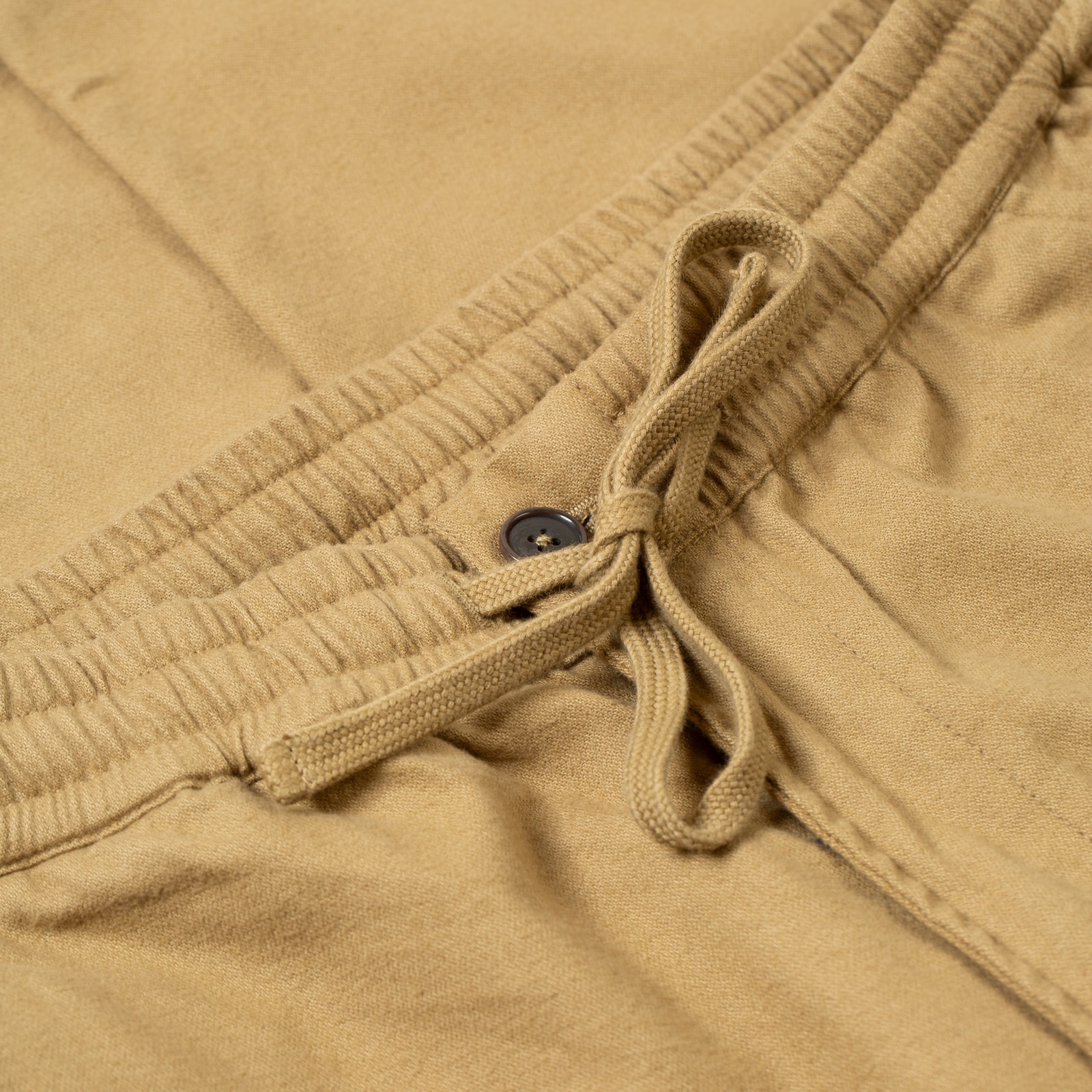 flaneurs detail UNIVERSAL WORKS Brushed Moleskin Hi Water Trouser Sand