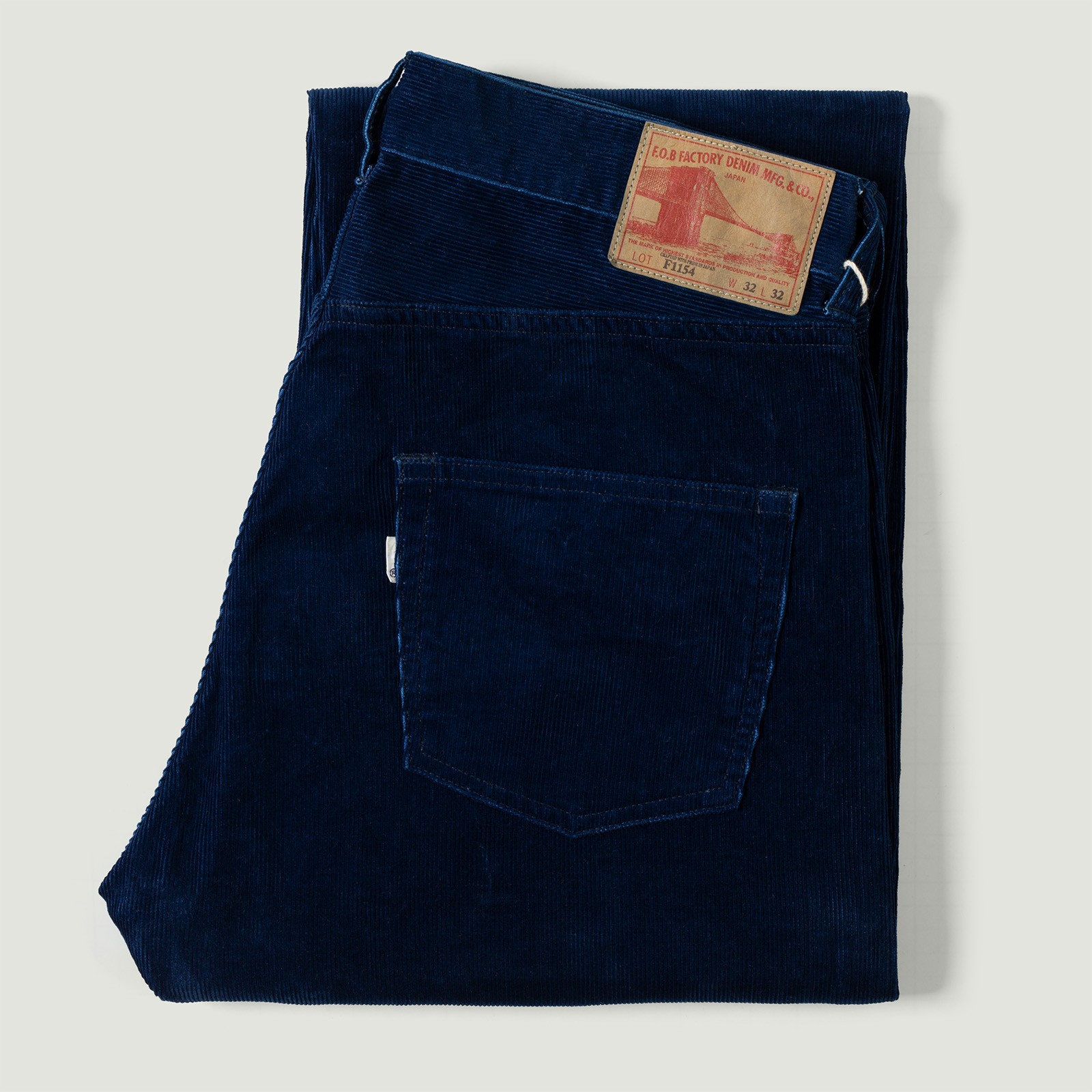Flaneurs vignette FOB Factory F1154 Indigo Corduroy