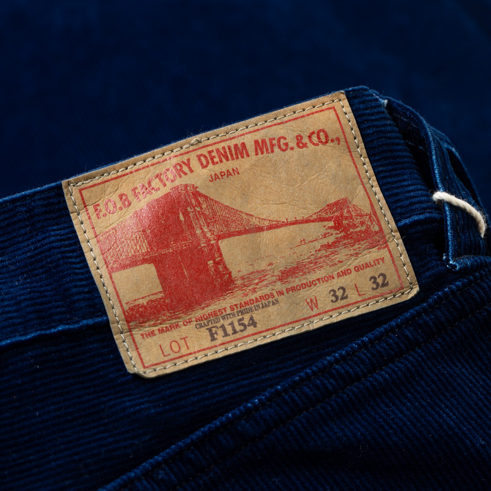 Flaneurs details FOB Factory F1154 Indigo Corduroy (2)