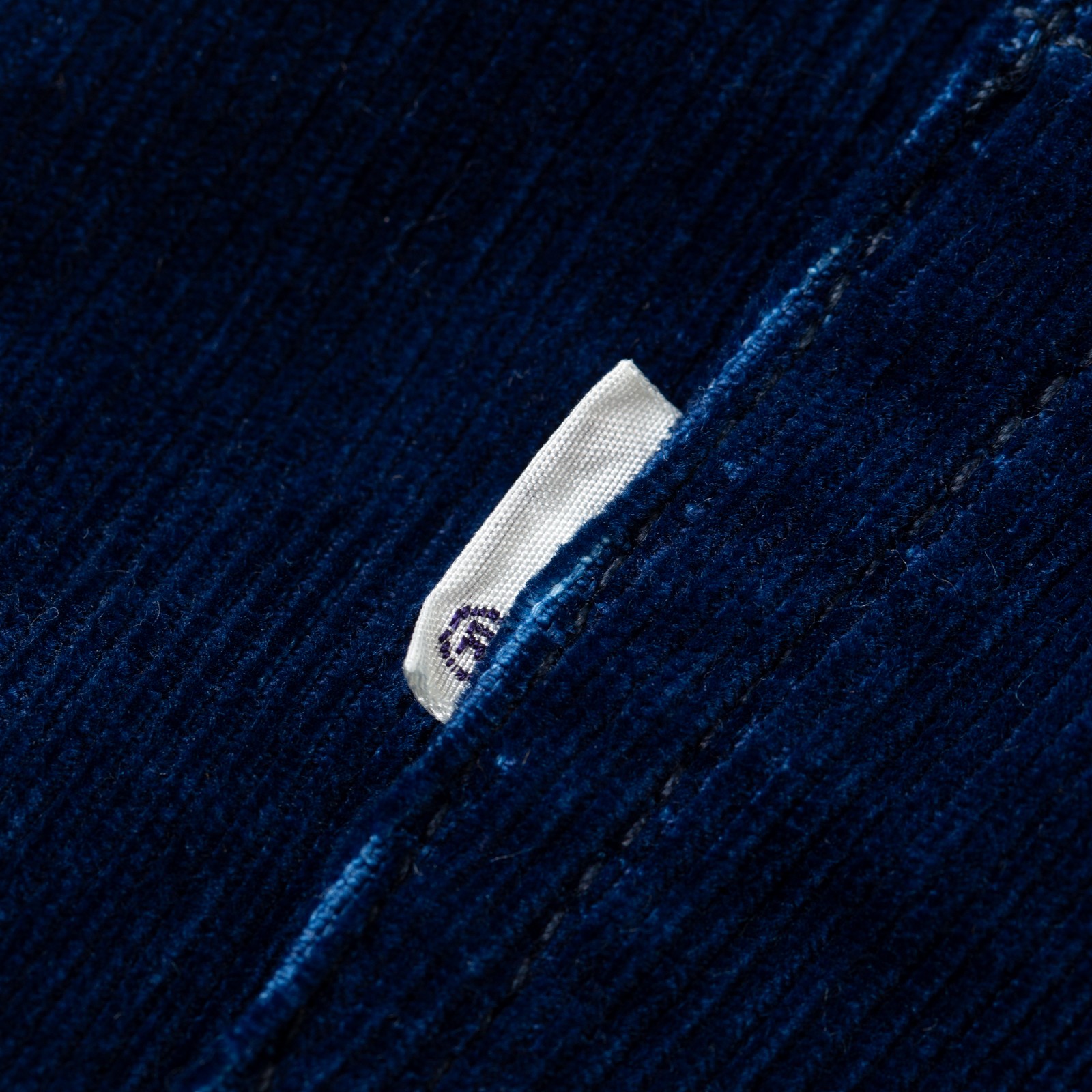 Flaneurs details FOB Factory F1154 Indigo Corduroy (3)