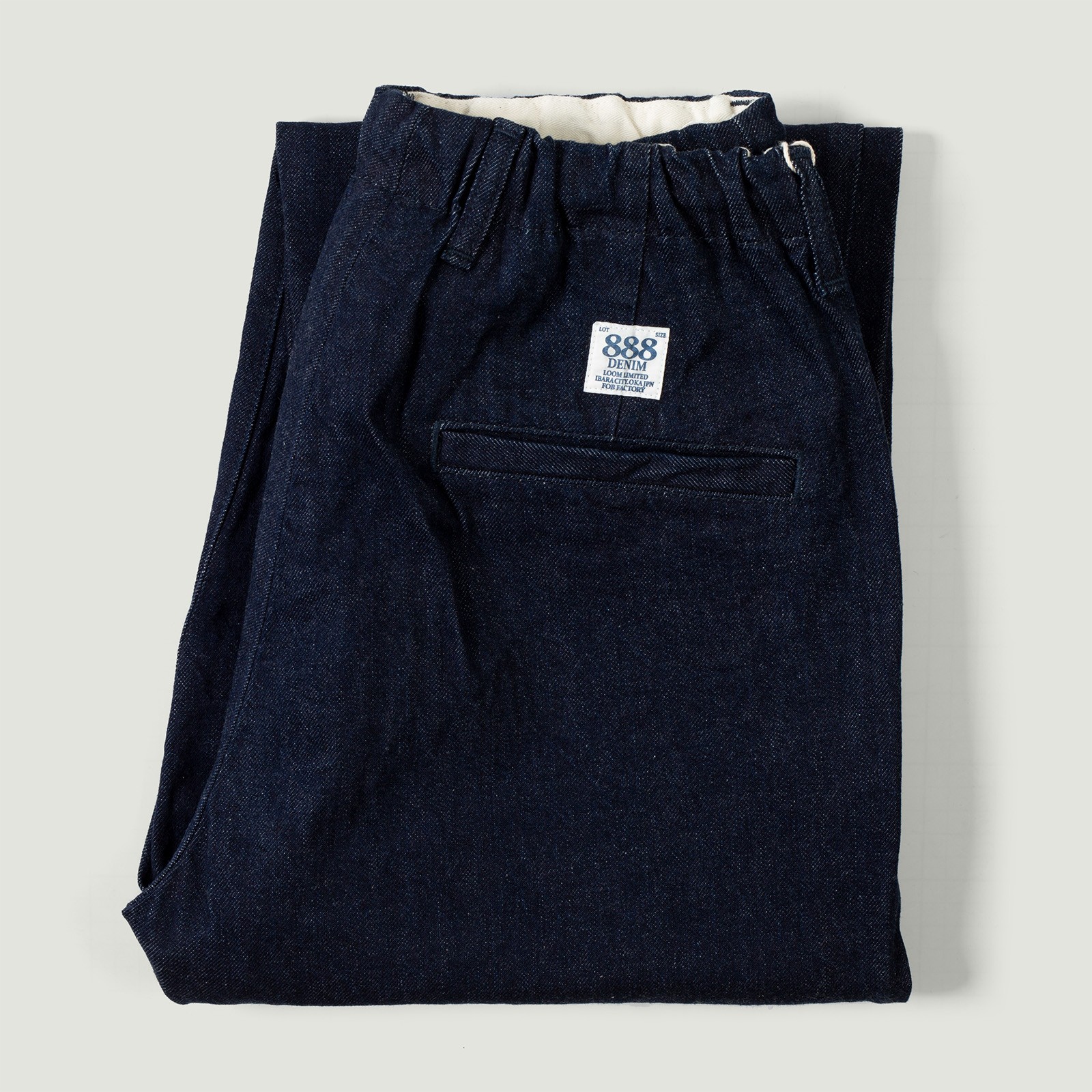 F0508 Denim Track Pants Indigo
