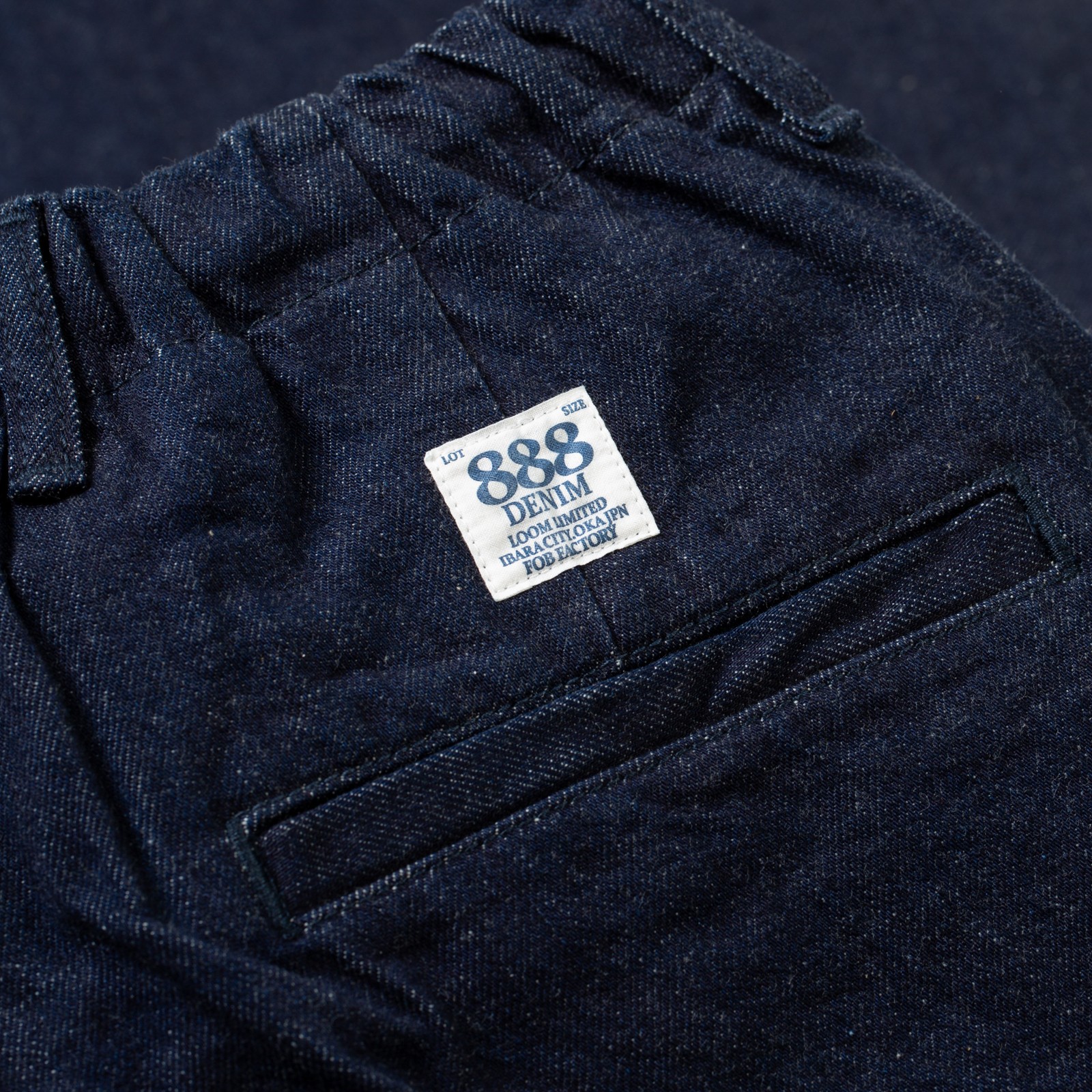 F0508 Denim Track Pants Indigo