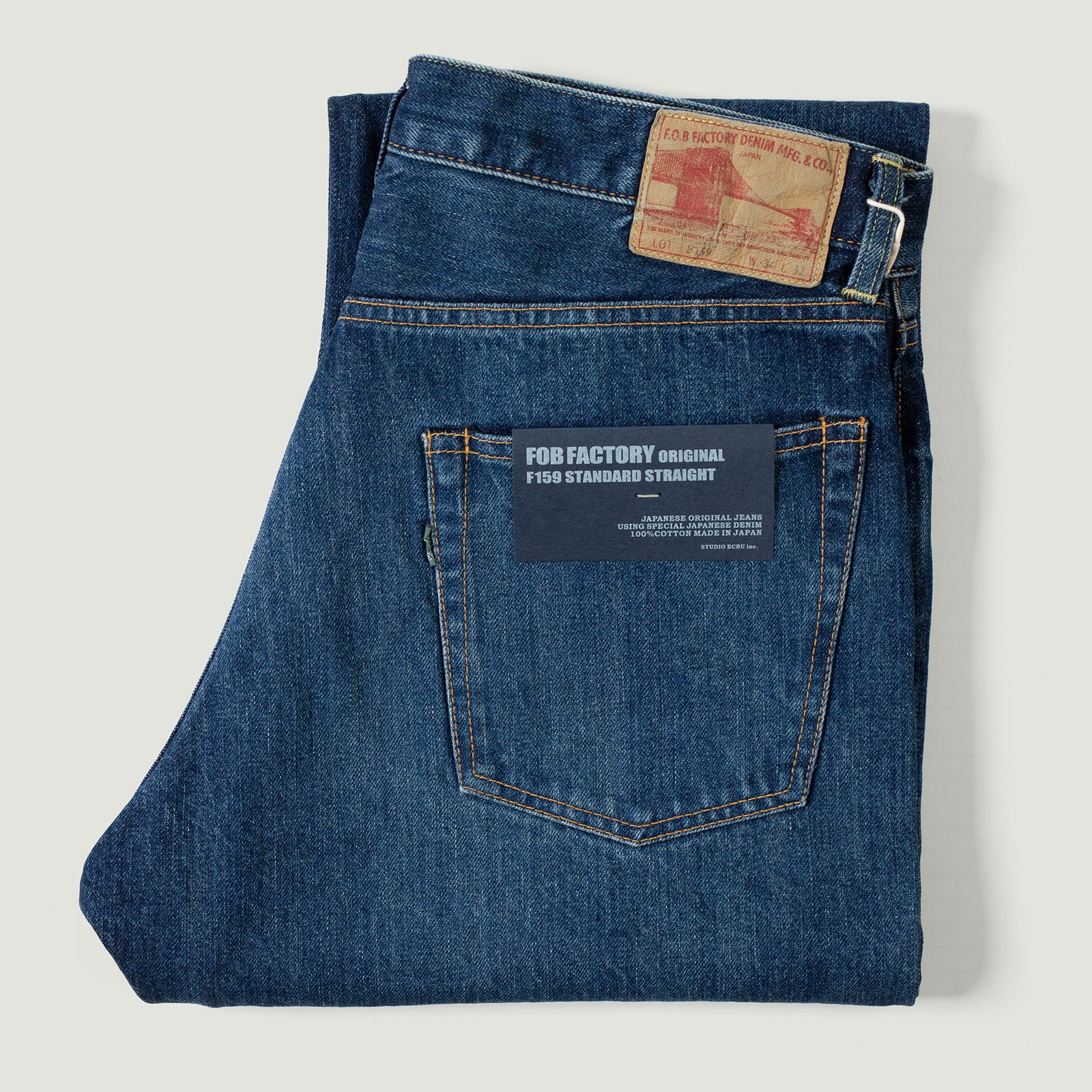 Flaneurs vignette FOB Factory F159 13oz Used Straight Selvedge Denim