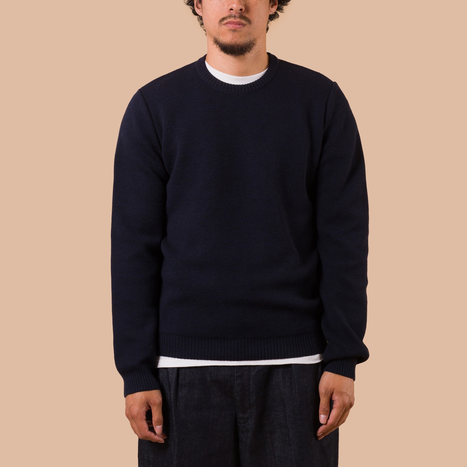 Youri Round Neck Sweater Navy