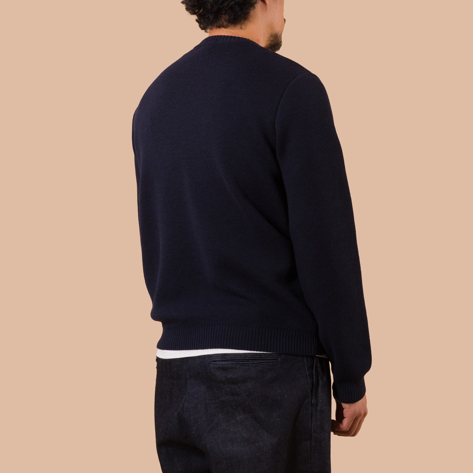 Youri Round Neck Sweater Navy