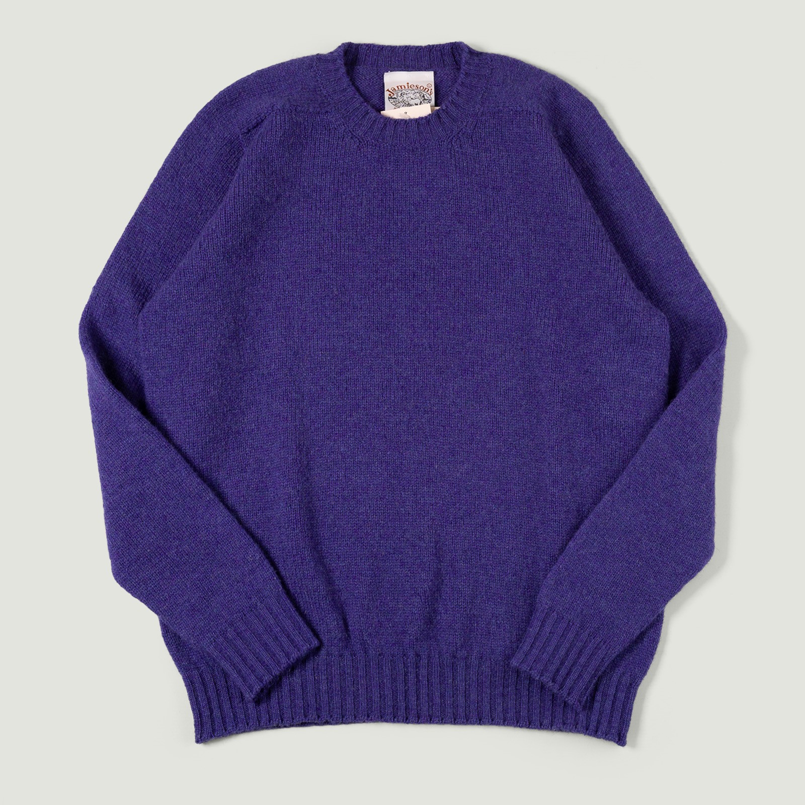 Image Flâneurs JAMIESON'S / Crewneck Saddle Shoulder Sweater Lupin vignette