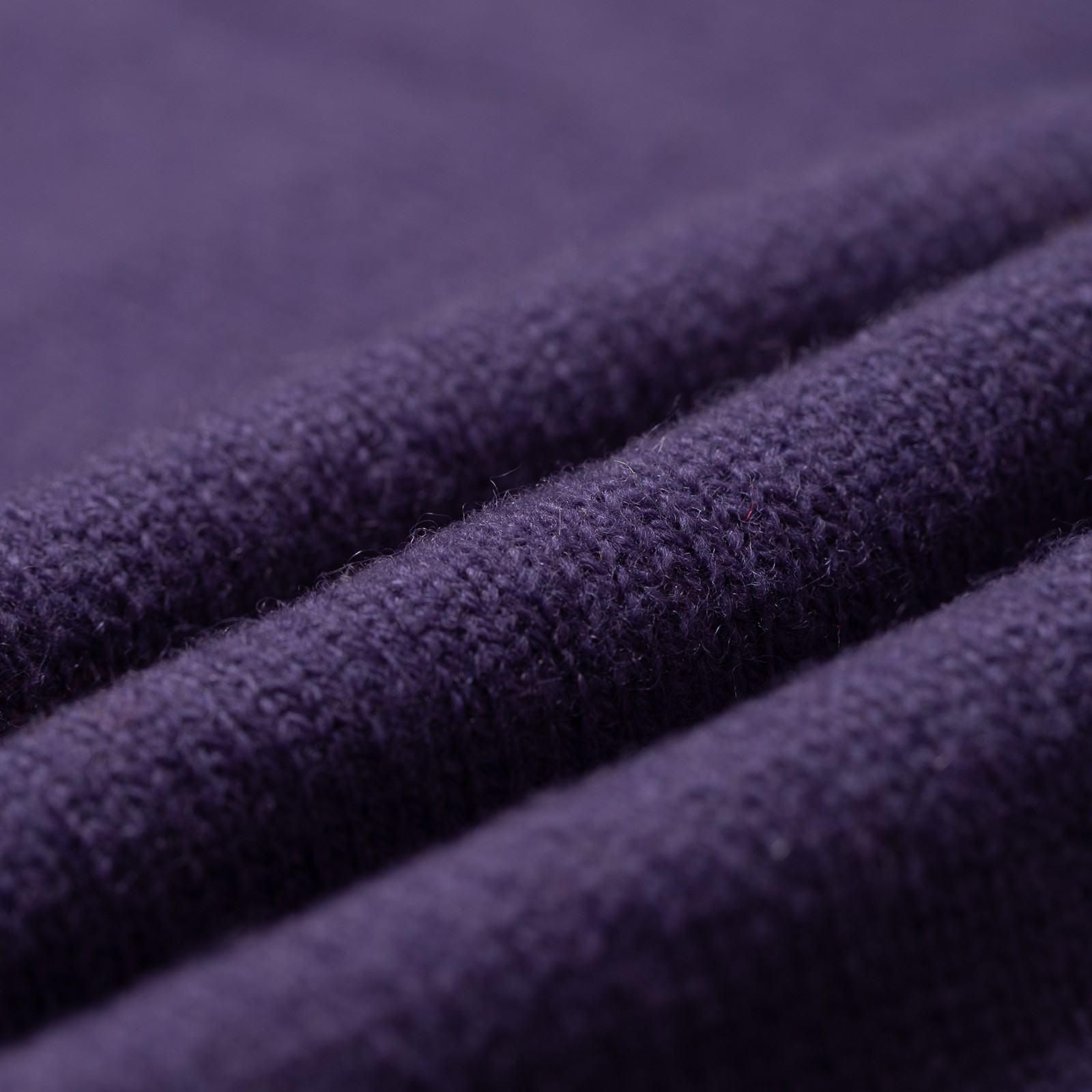 Image Flâneurs JAMIESON'S / Crewneck Saddle Shoulder Sweater Purple détail matière