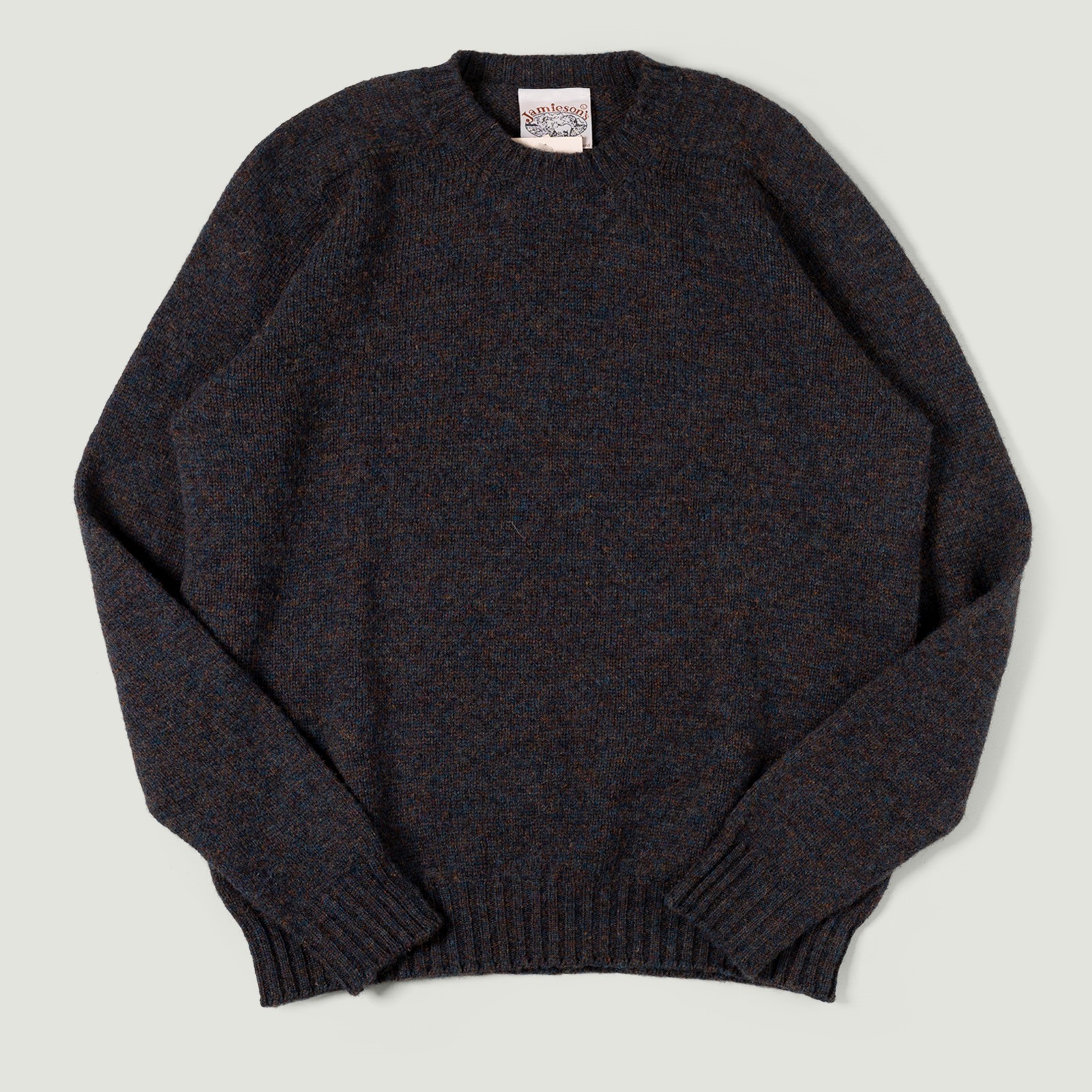 Image Flâneurs JAMIESON'S / Crewneck Saddle Shoulder Sweater Rosewood vignette