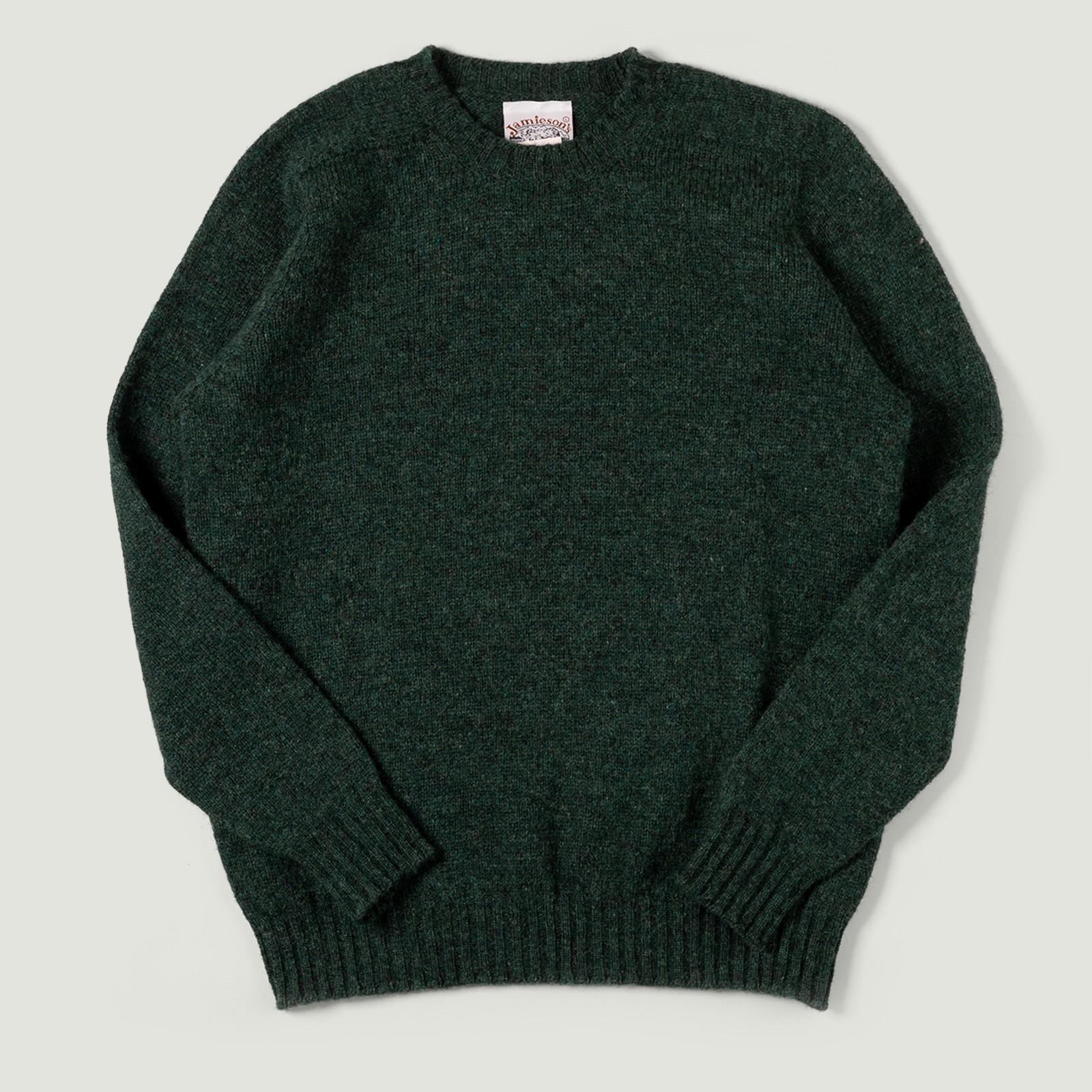 Image Flâneurs JAMIESON'S / Crewneck Saddle Shoulder Sweater Conifer vignette