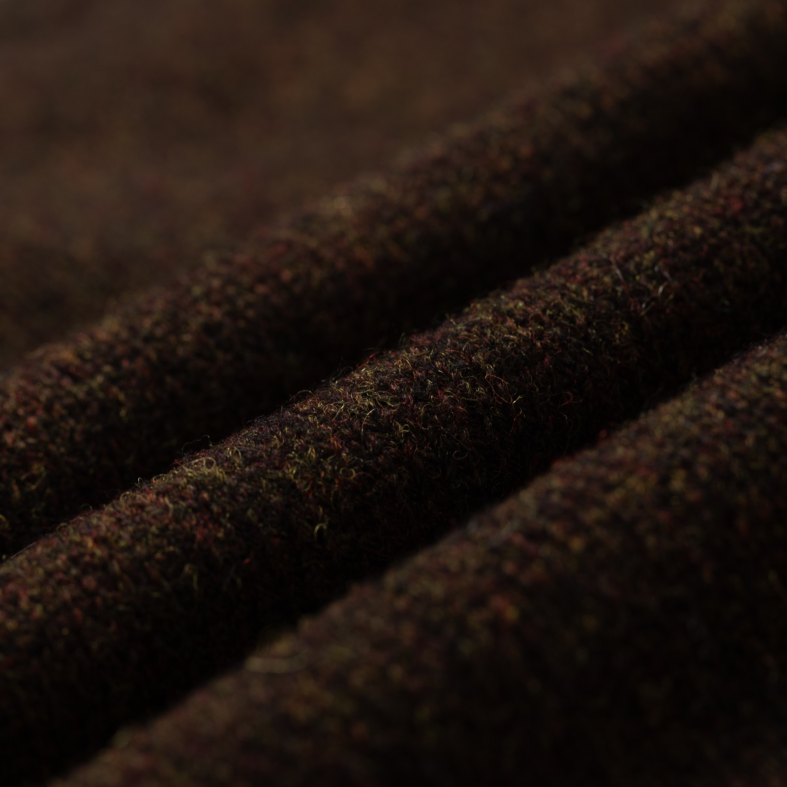 Image flâneurs JAMIESON'S / Crewneck Saddle Shoulder Sweater Grouse détail matière