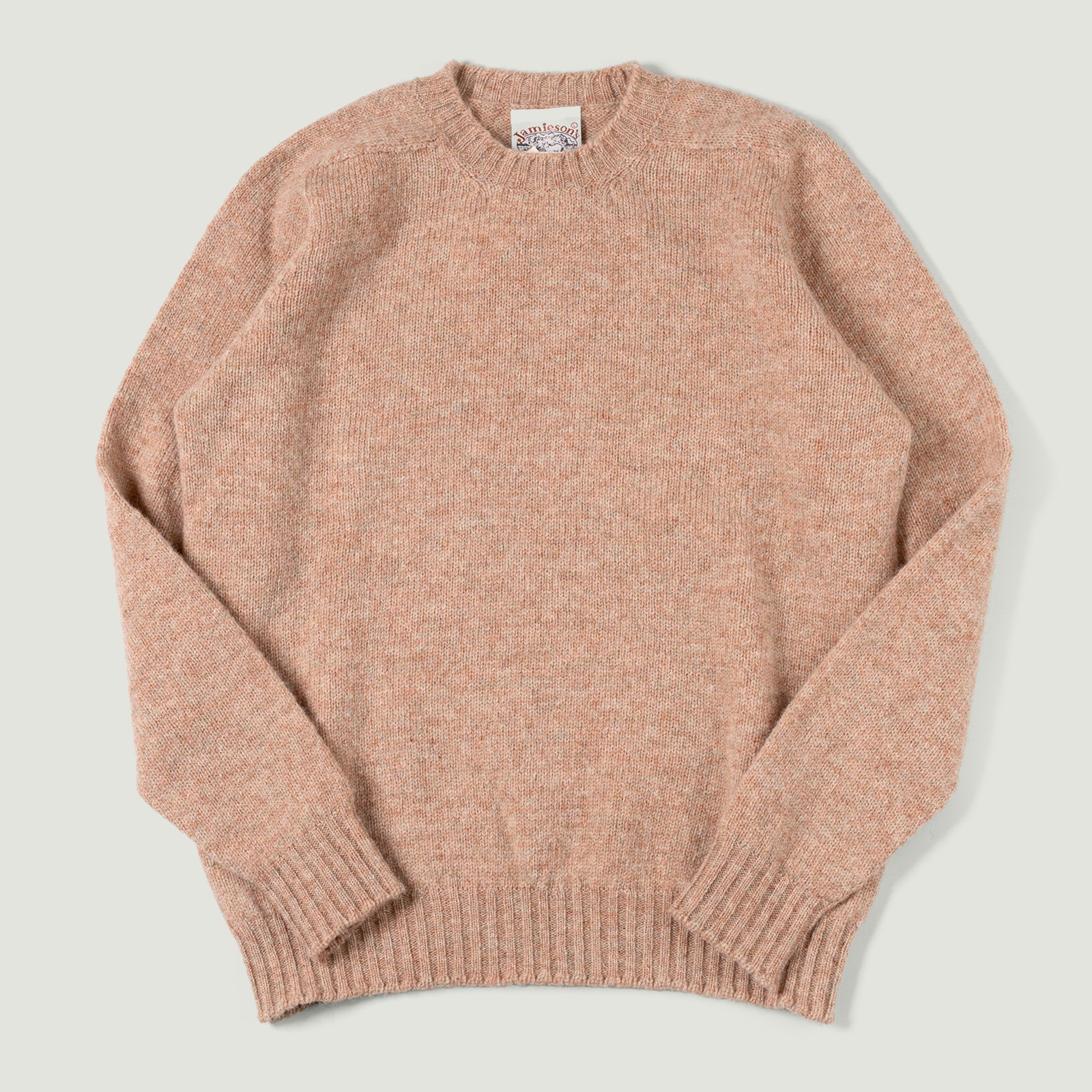 Image Flâneurs JAMIESON'S / Crewneck Saddle Shoulder Sweater Oyster vignette