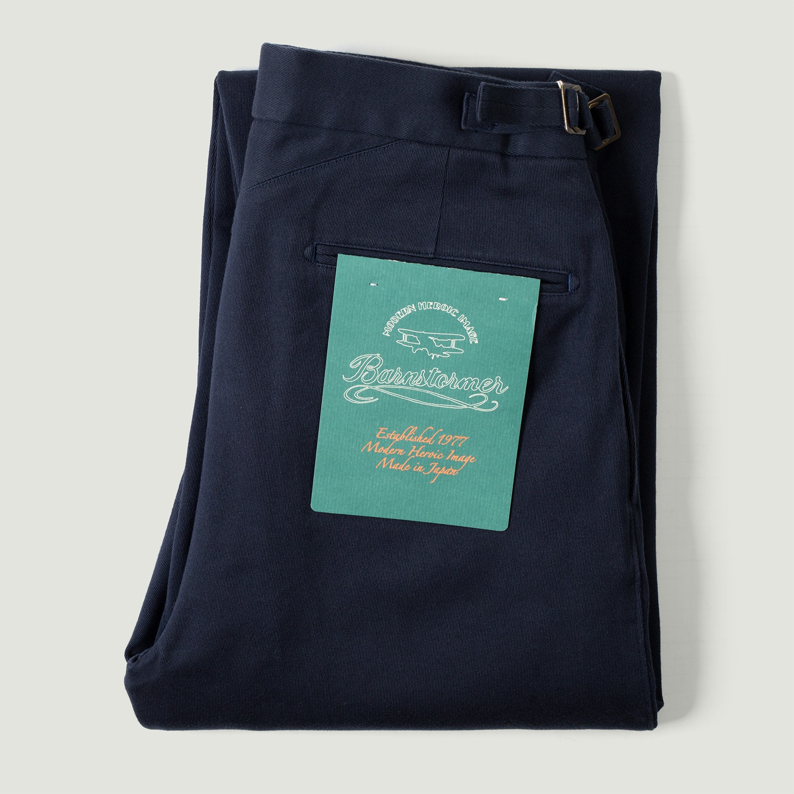 vignette flaneurs BARNSTORMER 1849 FOB Factory American Fit Dobby Chinos Navy