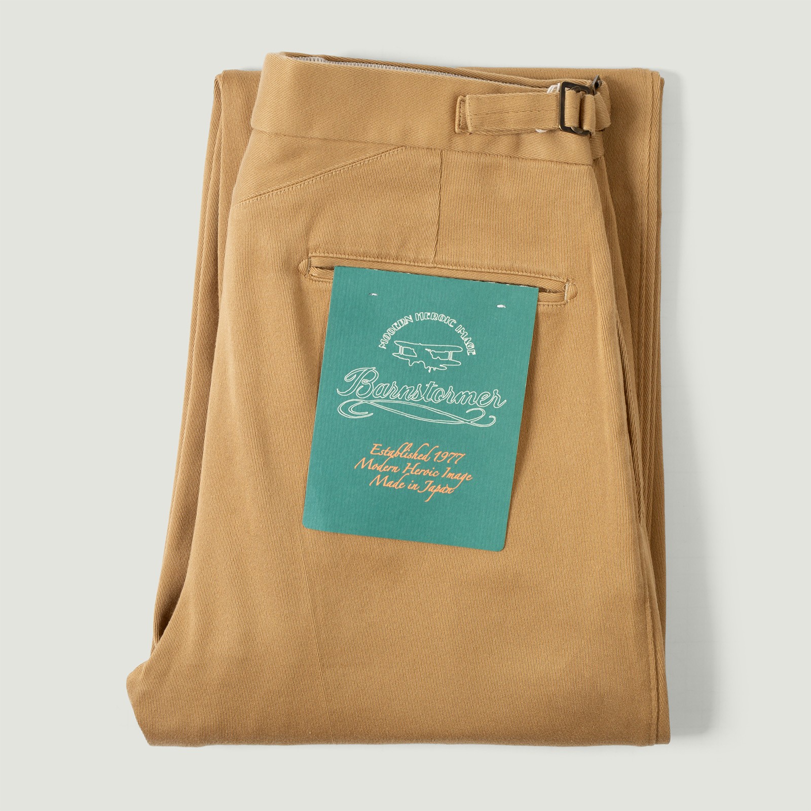 vignette flaneurs BARNSTORMER 1849 FOB Factory American Fit Dobby Chinos Khaki
