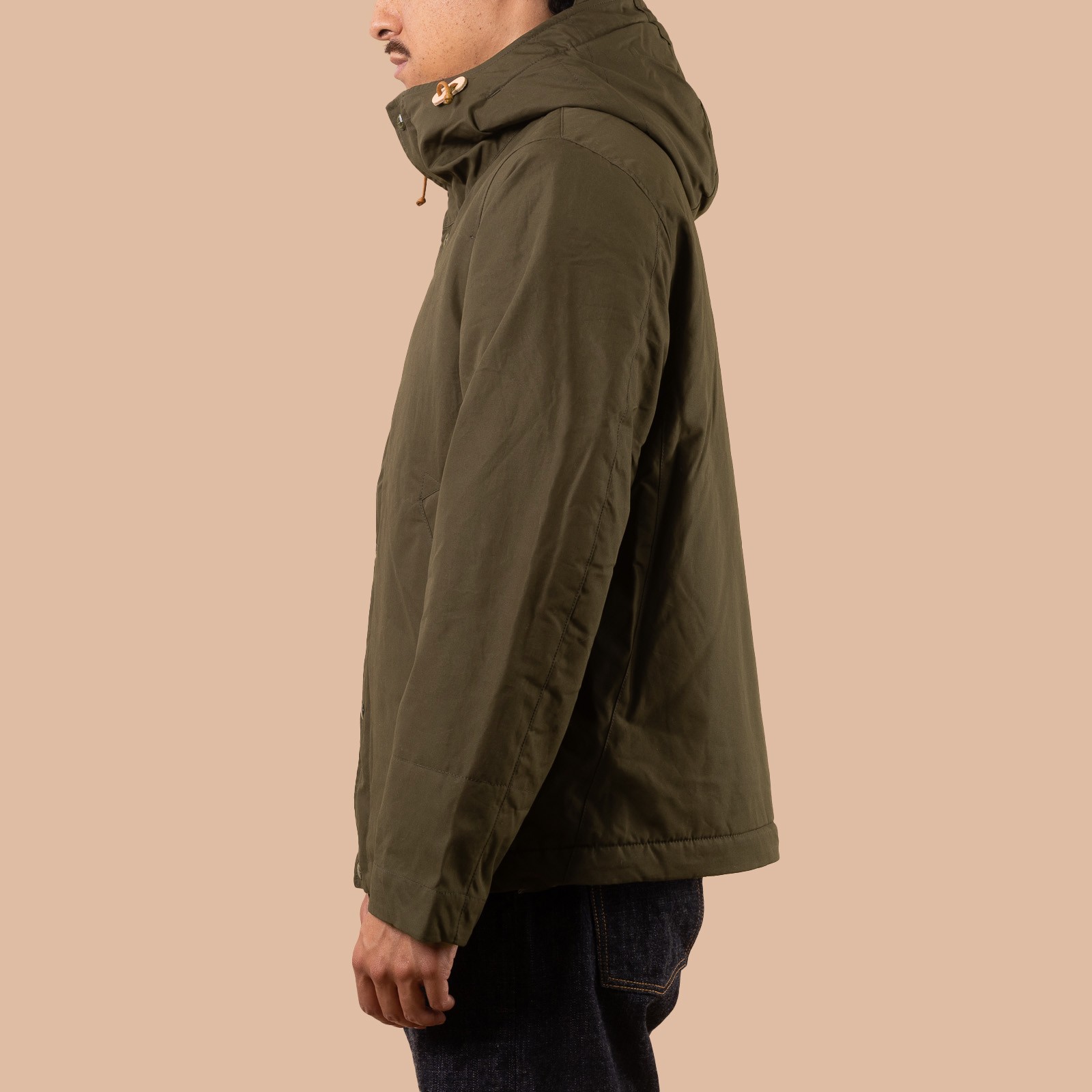 Image Flâneurs MANIFATTURA CECCARELLI / Lined Shelter Jacket Military Green profil