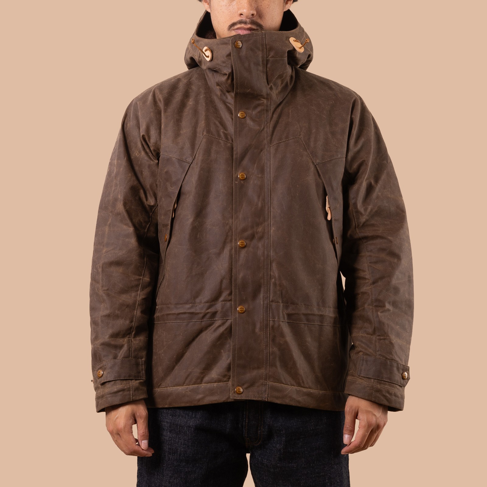 Image flâneurs MANIFATTURA CECCARELLI / Mountain Jacket Dark Tan face