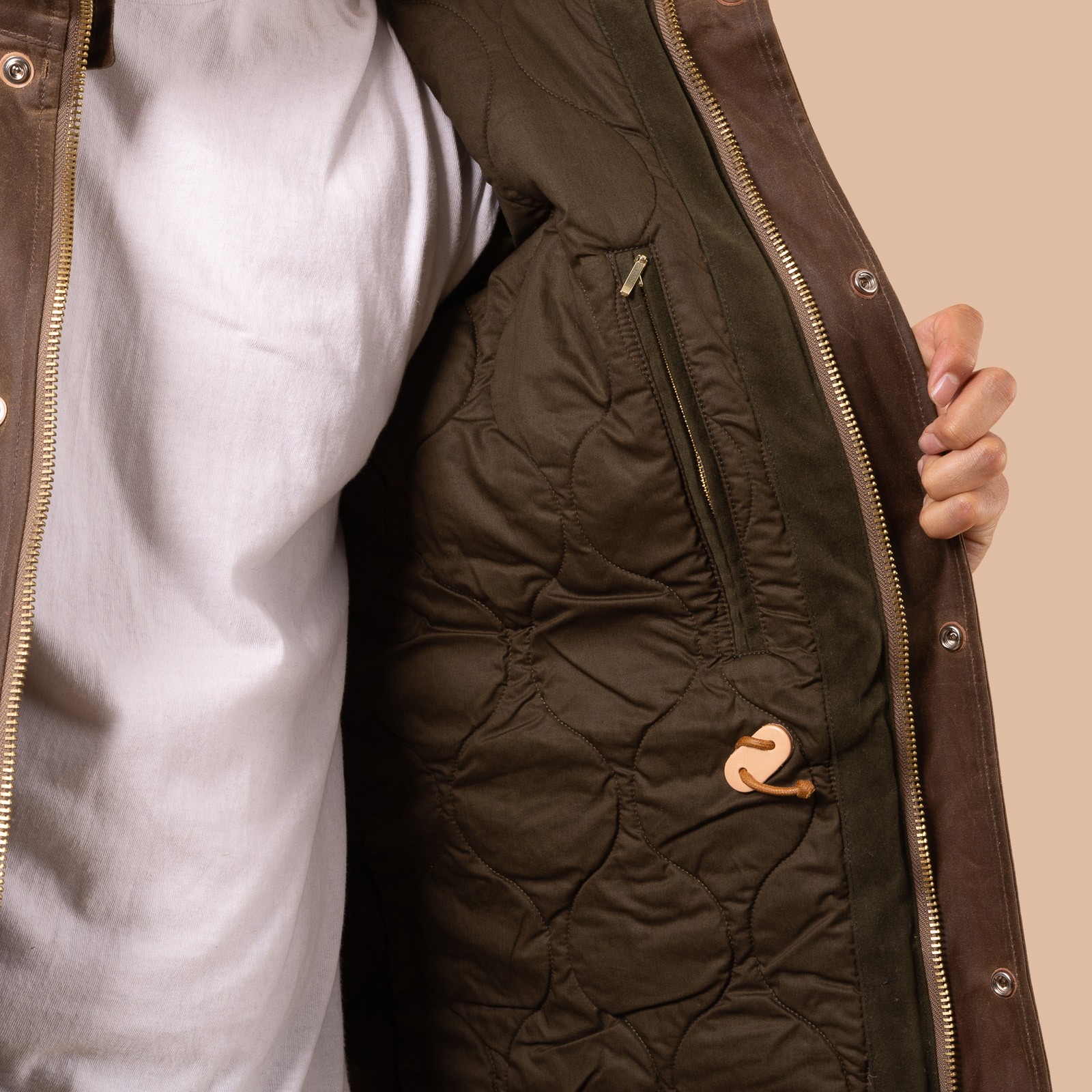 New Fisherman Parka Dark Tan