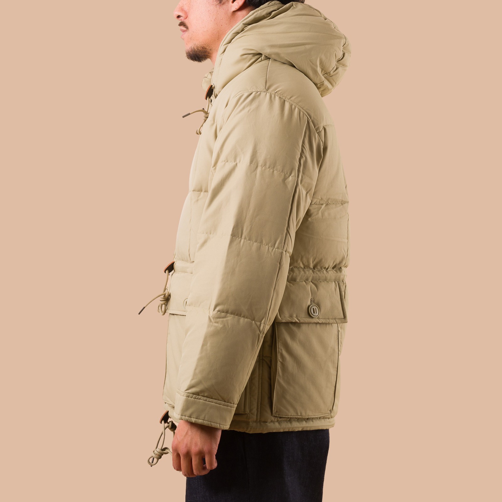 Image Flâneurs Karakoram Down Parka Khaki Beige profil