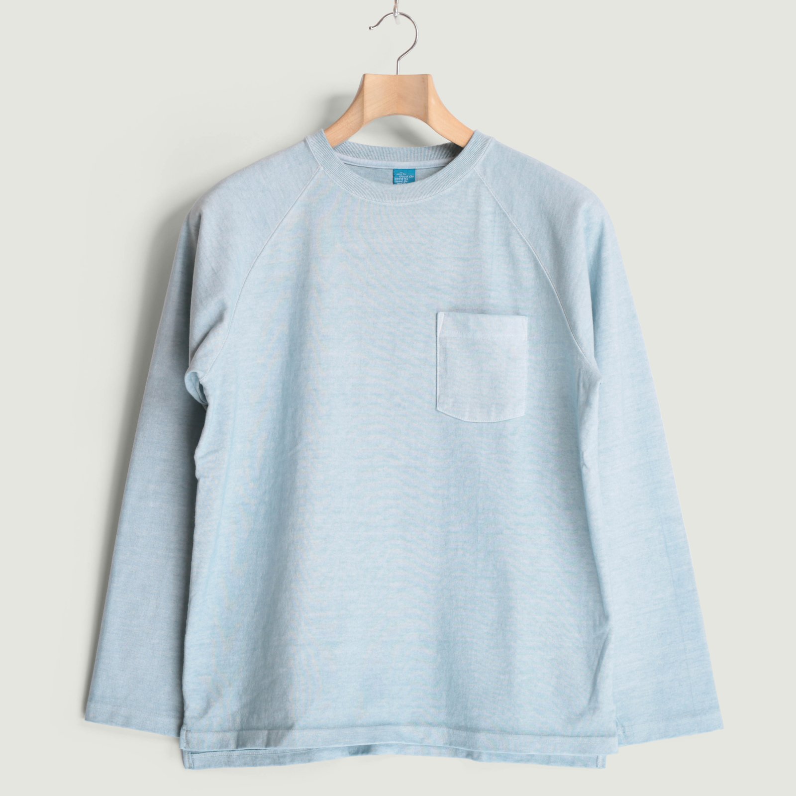 Heavy Raglan Pocket T-shirt LS P-Soda