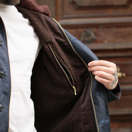 New Deck Jacket Navy