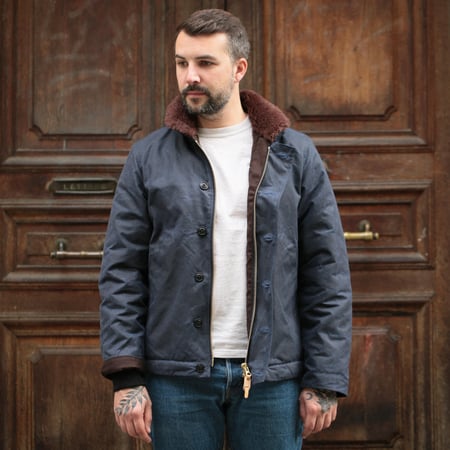New Deck Jacket Navy