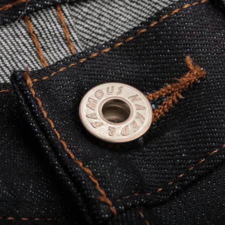 NAKED & FAMOUS SuperGuy Nightshade Stretch Selvedge Button Fly Jeans