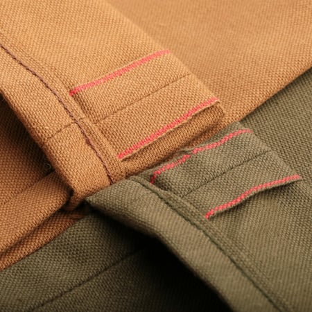 SuperGuy Army Green "Duck" Canvas Selvedge