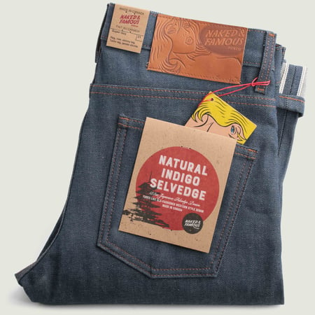 flâneurs vignette NAKED & FAMOUS SuperGuy Natural Indigo Selvedge