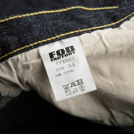 FOB FACTORY x FLÂNEURS / FFR001 G3 Denim Special Collaboration