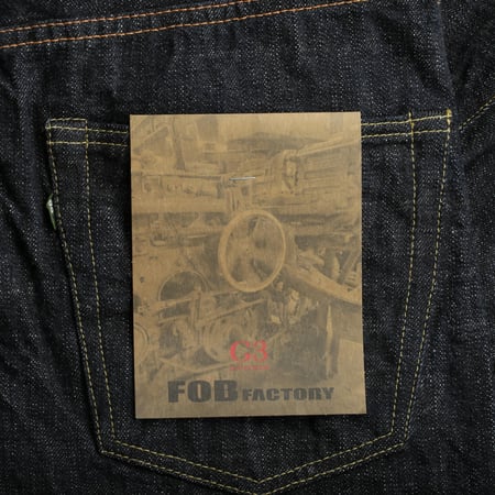 FOB FACTORY x FLÂNEURS / FFR001 G3 Denim Special Collaboration