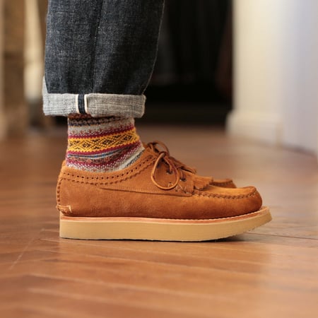 Blucher Rocker with Kiltie FO G Brown